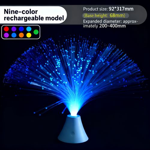Color Changing Crystal Led Fiber Optic Lamp Starry Night Light Novelty Gifts Night Lights Mood Lights Home Decoration