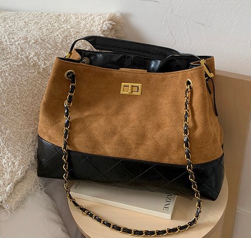 New fashion khaki large capacity commuter tote bag women's bag