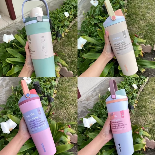 24OZ Double Wall Stainless Steel Insulated Gift Cup Eco-Friendly Large Capacity Leak-Proof for White Color High Quality