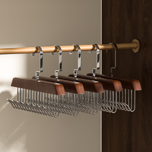 Solid Wood Storage Rack Fantastic Vintage Hook Hanger for Underwear Sling Tie Belt Bag Umbrella Hanging