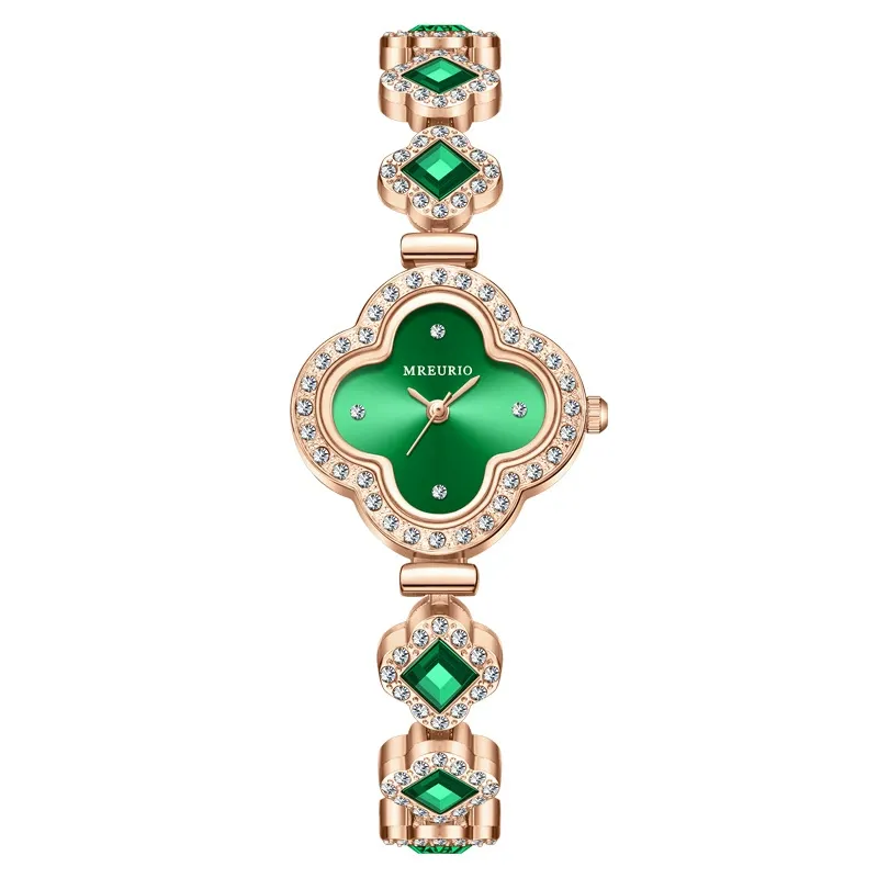 Hot-selling fashion four-leaf clover bracelet quartz watch