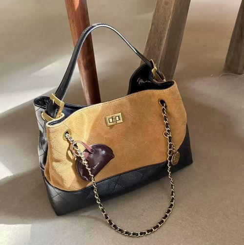 2025 new contrast color retro chain shoulder underarm bag handbag crossbody shoulder bag