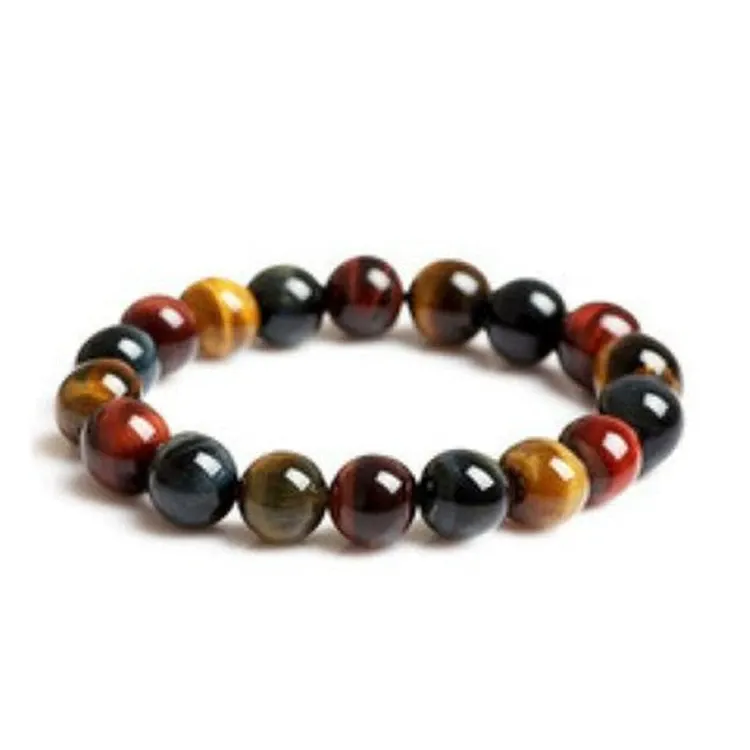 Colorful tiger eye bracelet