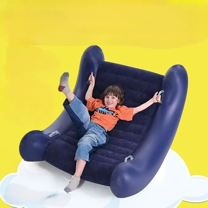 Modern PVC Inflatable Rocking Chair for Children Sensory Seesaw Recliner for Living Room Rocking Sofa Design