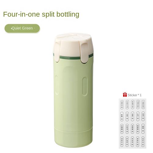 Toiletry Kit Case Plastic Pump Bottles for Travel Waterproof Disposable Eco-Friendly Refillable Liquid 4-in-1 Bottle Dispenser