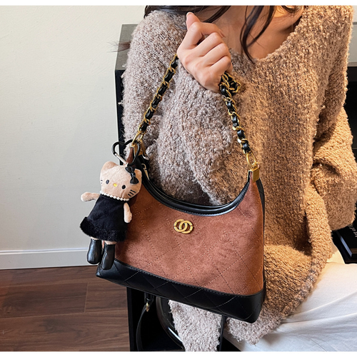 Popular women's bags 2025 new single shoulder, underarm stylish small bag