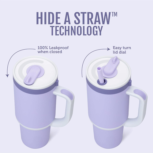 Newest 40oz Stainless Steel Beer Tumbler Stainless Steel Car Tumbler with Handle and Straw