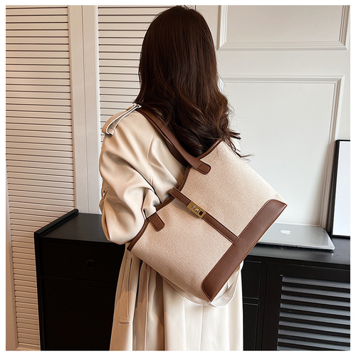 Canvas bag 2025 new fashion large capacity women's tote bag
