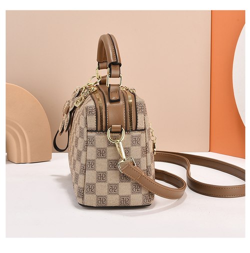 Bags for women 2025 new fashion hand-held pillow bag, checkerboard small square bag