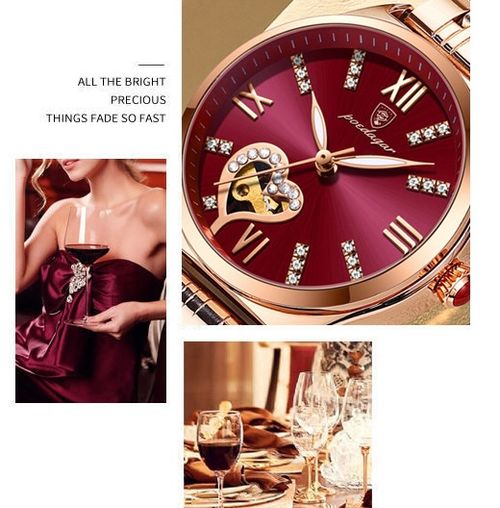 Hot selling waterproof luminous ladies watch female quartz calendar watch