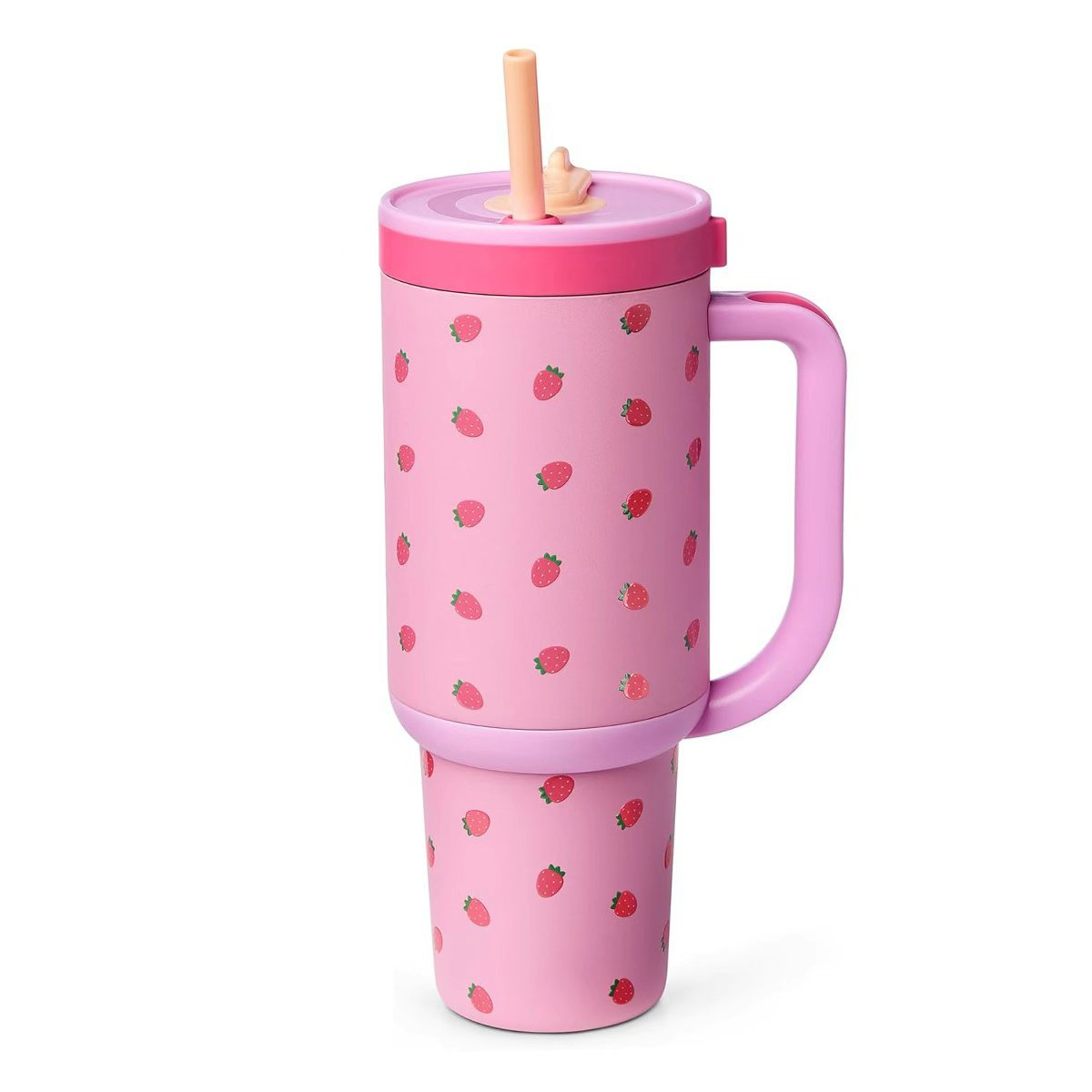 Newest 40oz Stainless Steel Beer Tumbler Stainless Steel Car Tumbler with Handle and Straw