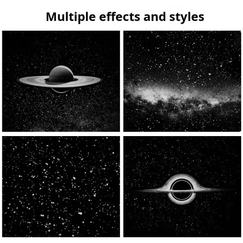 USB Car Atmosphere Projector Light Car Interior Ambient Light LED Starry Star Light Camping Bedroom Decor Romantic Night Lamp