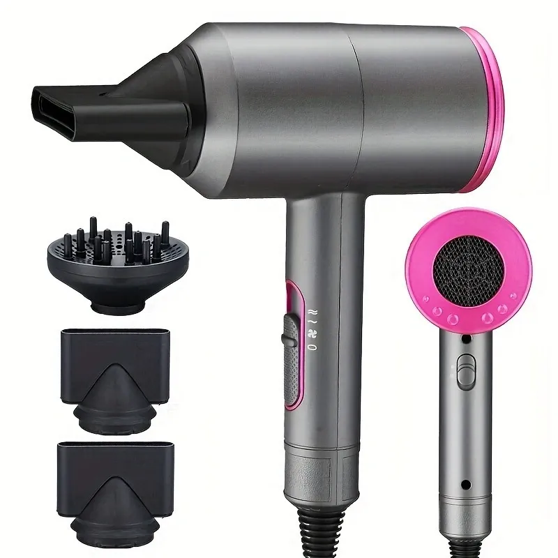 New High-Speed Hair Dryer High-Power Negative Ion Cold and Hot Ultra Silent Professional Hair Dryer for Home Hair Salons