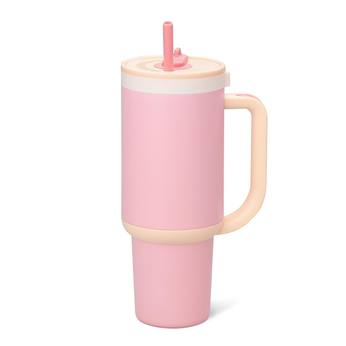 Newest 40oz Stainless Steel Beer Tumbler Stainless Steel Car Tumbler with Handle and Straw