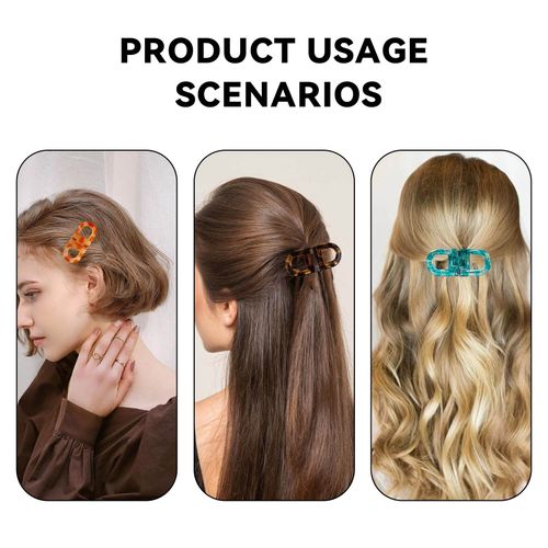 Magnetic Nonslip Hair Claw Clips Strong Hold Neutral Hair Accessories for Women and Girls Magnetic Hair Barrette