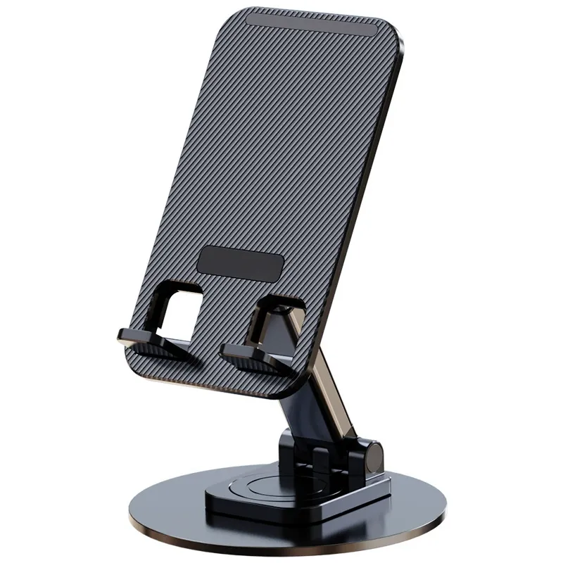 Hot selling portable new model 360° Alloy Rotating Phone Stand Phone Holder Adjustable Height Universal Mobile Phone foldable