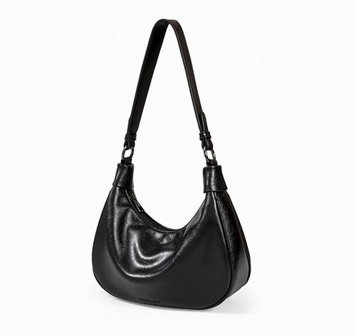 Niche retro armpit bag female 2025 new fashion shoulder soft leather bag