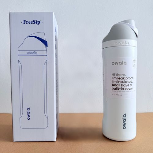 24OZ Double Wall Stainless Steel Insulated Gift Cup Eco-Friendly Large Capacity Leak-Proof for White Color High Quality