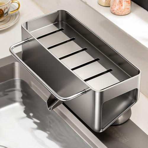 Kitchen Sink Tray Drain Rack Cleaning Supplies Storage Rack