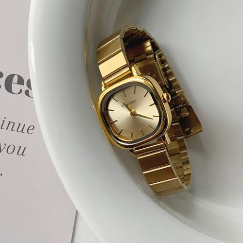Hot selling simple elegant folding buckle women's quartz watch