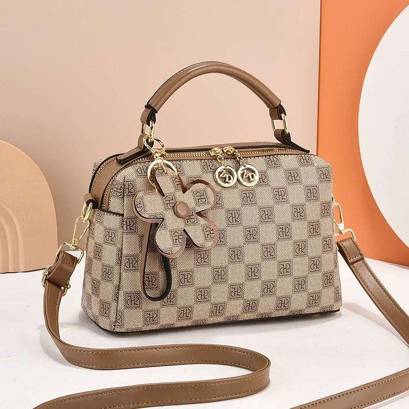 Bags for women 2025 new fashion hand-held pillow bag, checkerboard small square bag