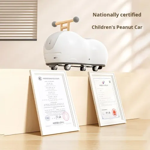 New Electric Peanut Twist Car Anti-Tip Toy for 1-3 Years Old Boys and Girls Plastic Material Cross-Border Ride-On Car