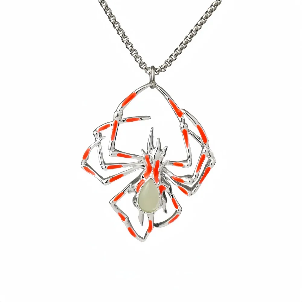 Halloween Creative Luminous Spider Necklace