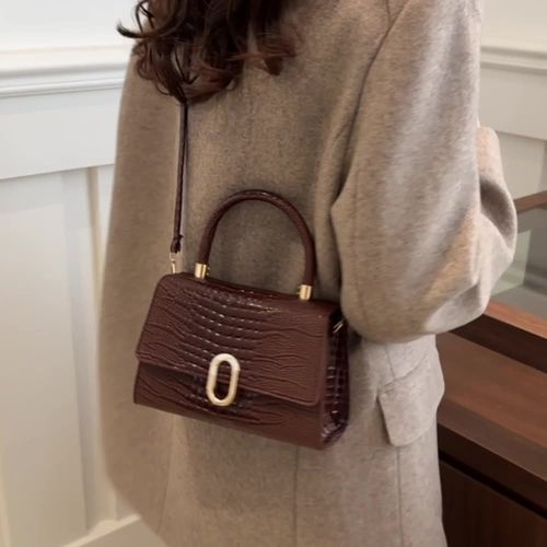 New fashion niche texture small square bag shoulder messenger bag handbag