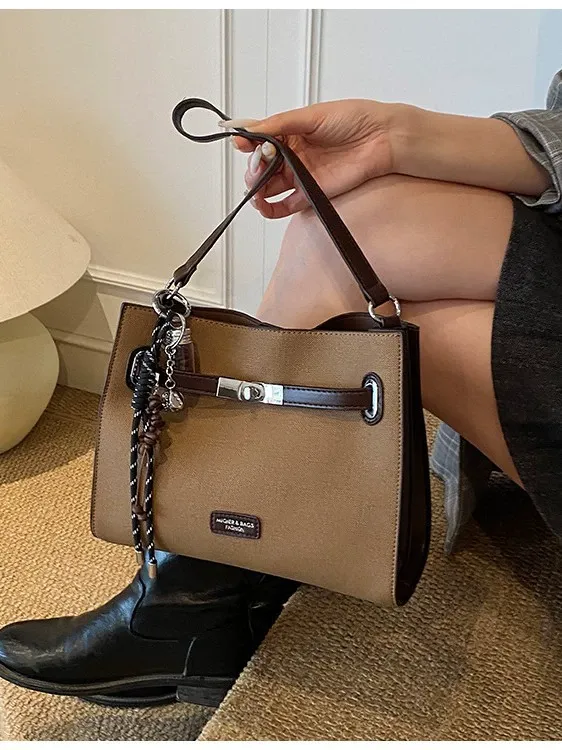 Niche Western-style large-capacity women's bag trendy fashion shoulder armpit bag