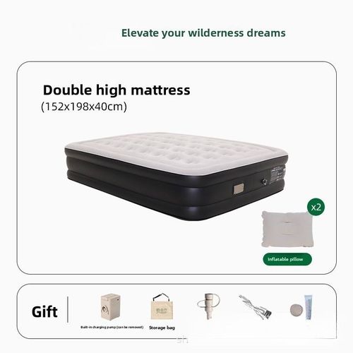 Best-selling Portable Foldable Automatic Inflatable Air Bed with Built-in Pump Modern Design Bedroom Outdoor Camping