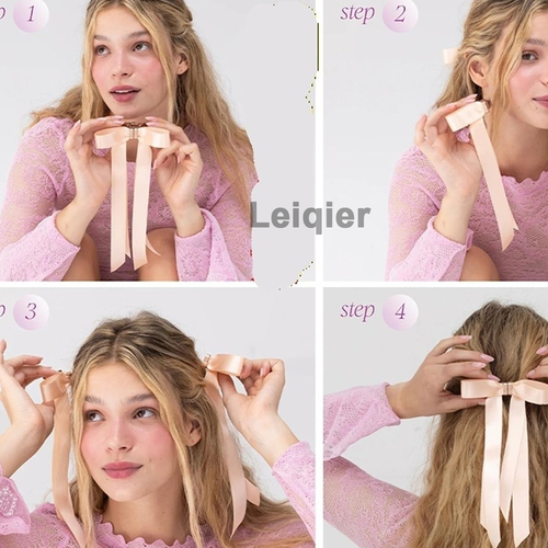 New Creative Magnetic Hair Clip Bow Hair Clip Cute Hair Clip for Women Grip Hair Clip