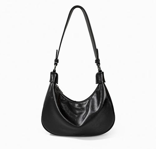 Niche retro armpit bag female 2025 new fashion shoulder soft leather bag