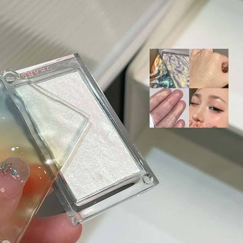 HERORANGE Highlighter Shimmering Eyeshadow Palette with Subtle Shimmer and Brightening Effect