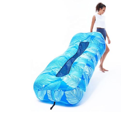 New design waterproof portable inflatable lounge chair for indoor and outdoor use outdoor camping sleeping bag