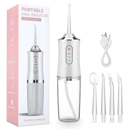 Cheap Oral Irrigator Waterpulse Electric Water Flosser USB Rechargeable Oral Irrigator Wireless Electric with 3 Modes