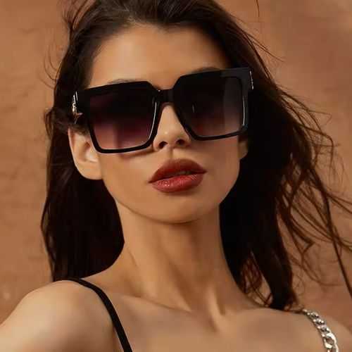 Vintage Large Frame Square Sunglasses