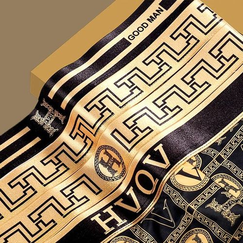 Men's Luxury Printed Breathable Cooling Boxer Briefs(3 Pc)