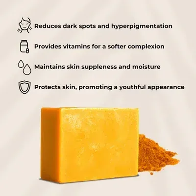 Free shipping + C.O.D Turmeric Brightening Soap