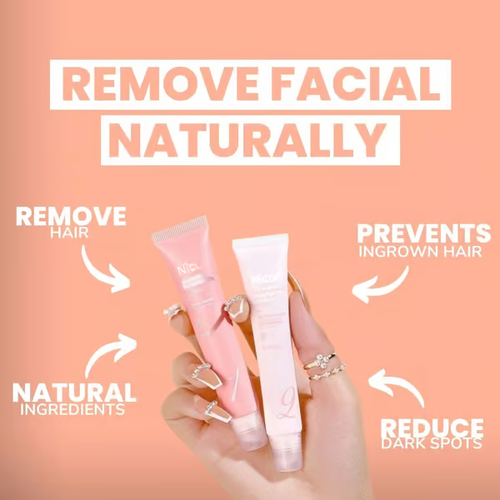 Hair Removal Cream Kit, Facial Hair Removal Cream, 5 Minute hair removal cream Kit, Lasting Smooth Skin, For Upper Lip, Chin, And Facial