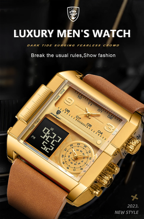 Luxury Man Big Dial Wristwatch