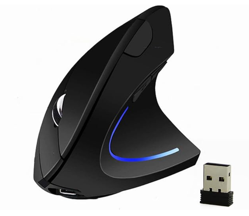 Ergonomic Vertical Wireless Mouse