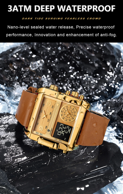 Luxury Man Big Dial Wristwatch