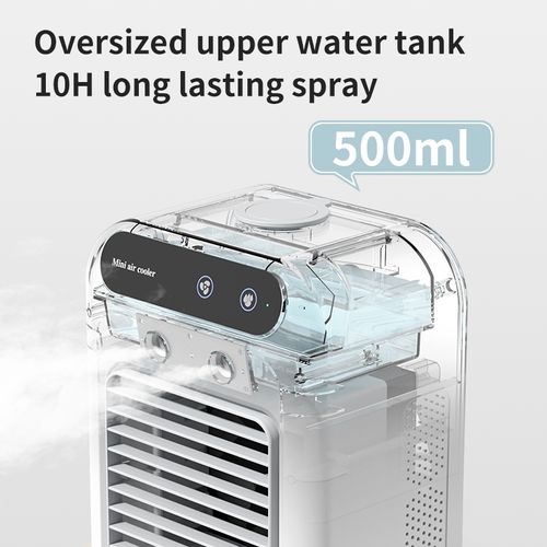 Ultimate Portable Mini Desktop Air Conditioner with Humidifier - Powerful Cooling & Quiet Comfort for African Spaces