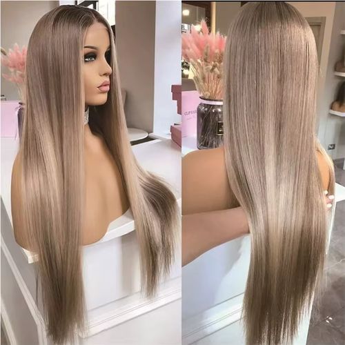 Soft & Durable Long Straight Brown Wig | Vibrant Shade for Instant Confidence – Ideal for Parties & Casual Chic