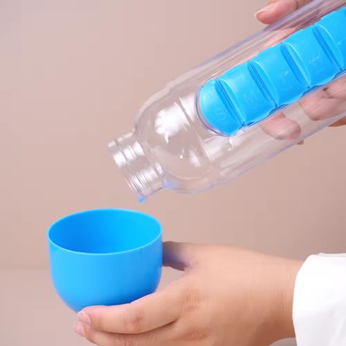 Magical 2-in-1 Pill Organizer Water Bottle: Your Perfect Companion for On-the-Go Wellness