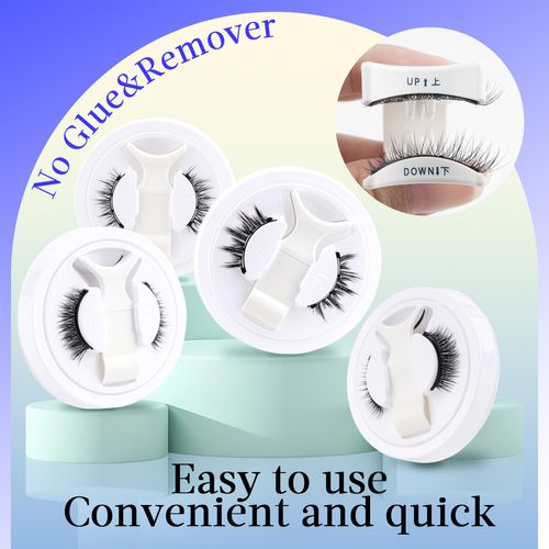 Effortless Glam: No-Glue Magnetic Eyelashes - Luxuriously Natural Curl, Reusable & Instantly Eye-Opening Beauty Magic