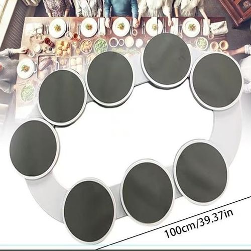 Ingenious Expandable Lazy Susan for Rectangular Tables – Effortlessly Elevate Your Dining & Entertaining Experience