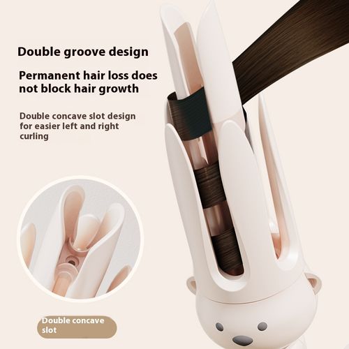 Adorable Bear Automatic Curling Iron - Effortlessly Craft Dreamy, Salon - Like Curls