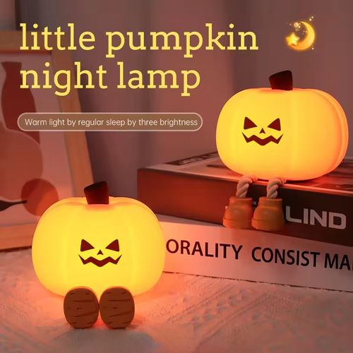 Charming Little Pumpkin Night Light: Cozy Glow for Sweet Dreams and More