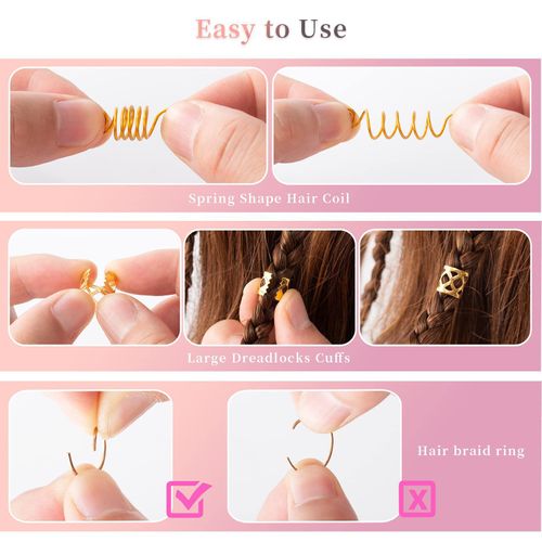 Vibrant Boho Ethnic Dreadlock Jewelry Collection - Enchanting Charms & Beads for Mesmerizing Hair Styling